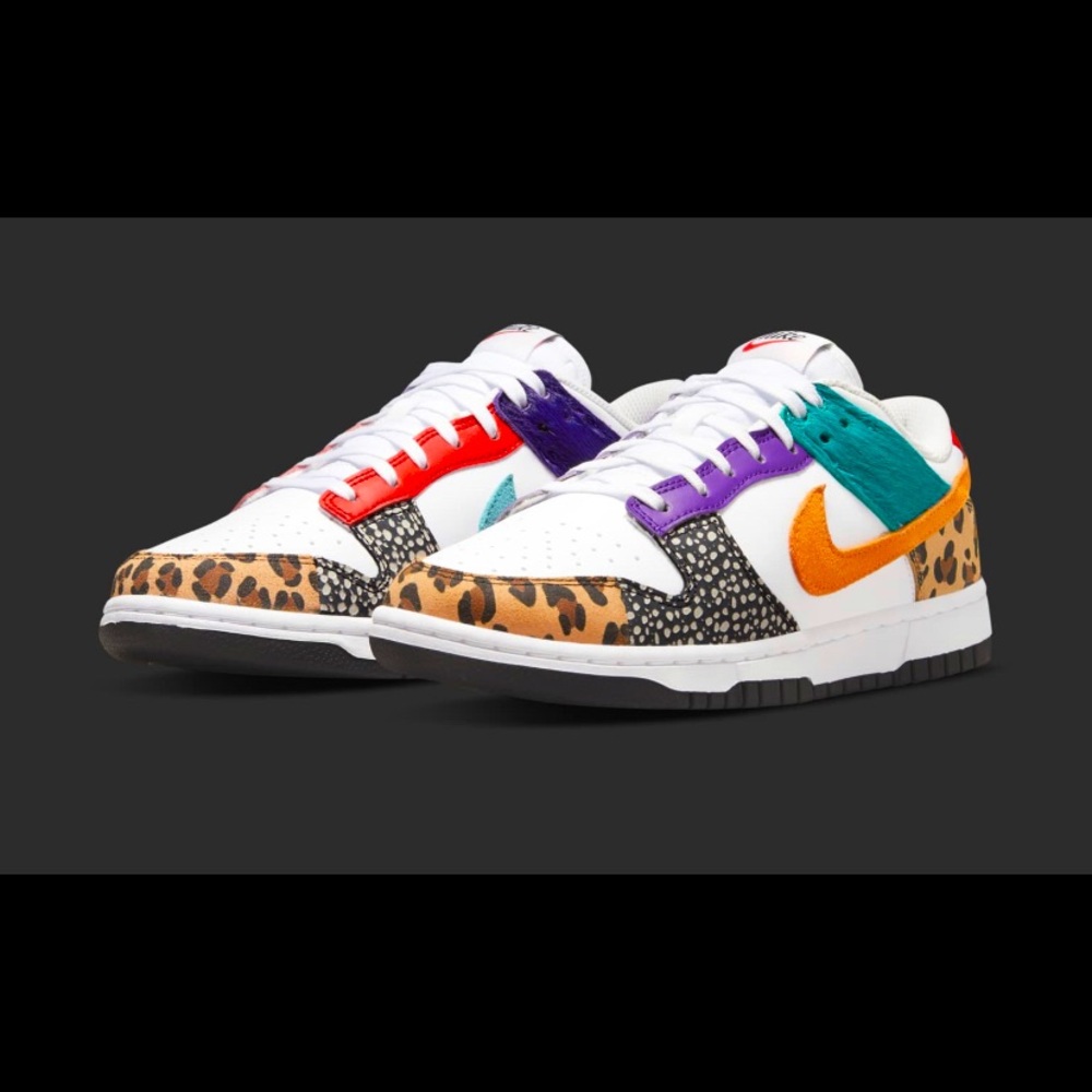 Nike dunk low patchwork- safari mix
